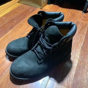 Black Timbs womans size 9